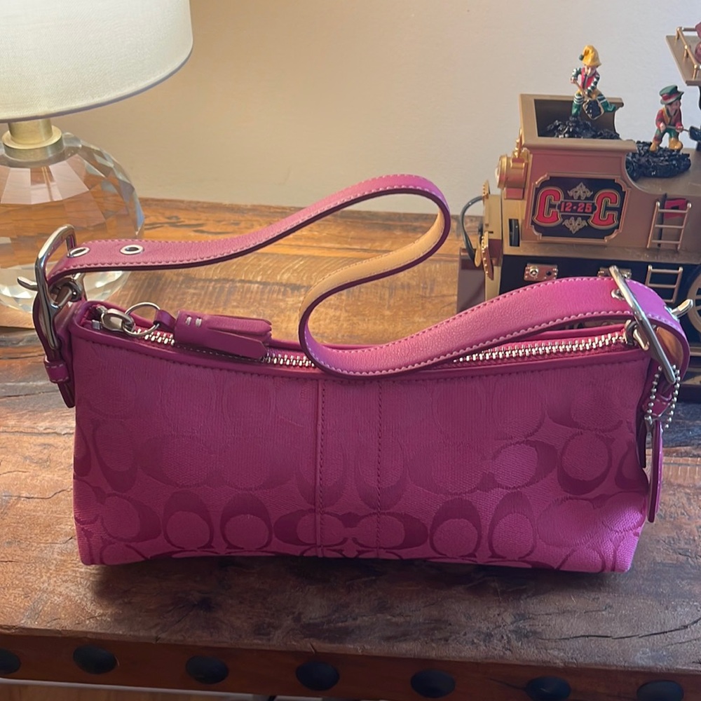 Authentic Coach pink bag